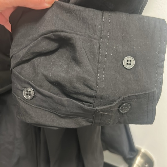 Zara Black Wrap V-Neck Long Sleeves Mini Dress Size S - Picture 12 of 17